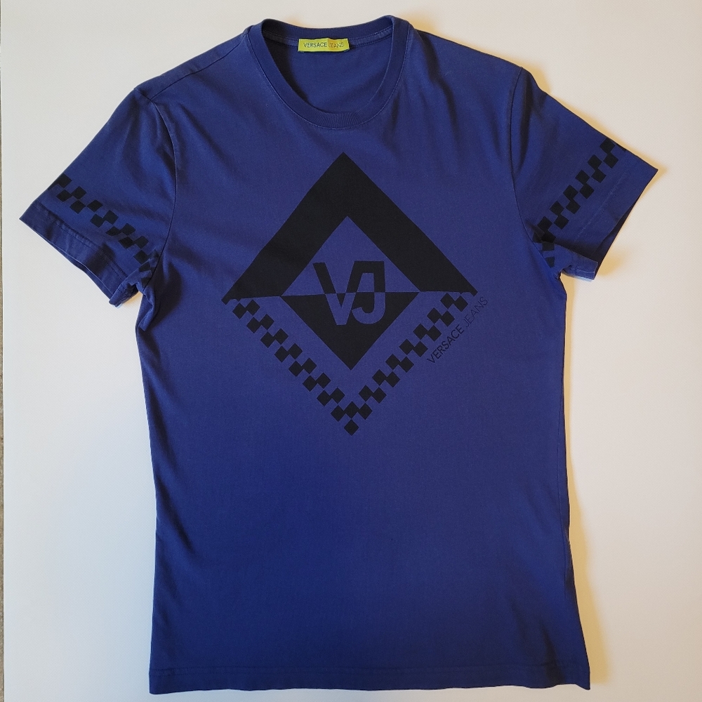 Men's S Versace Jeans diamond logo cotton tee